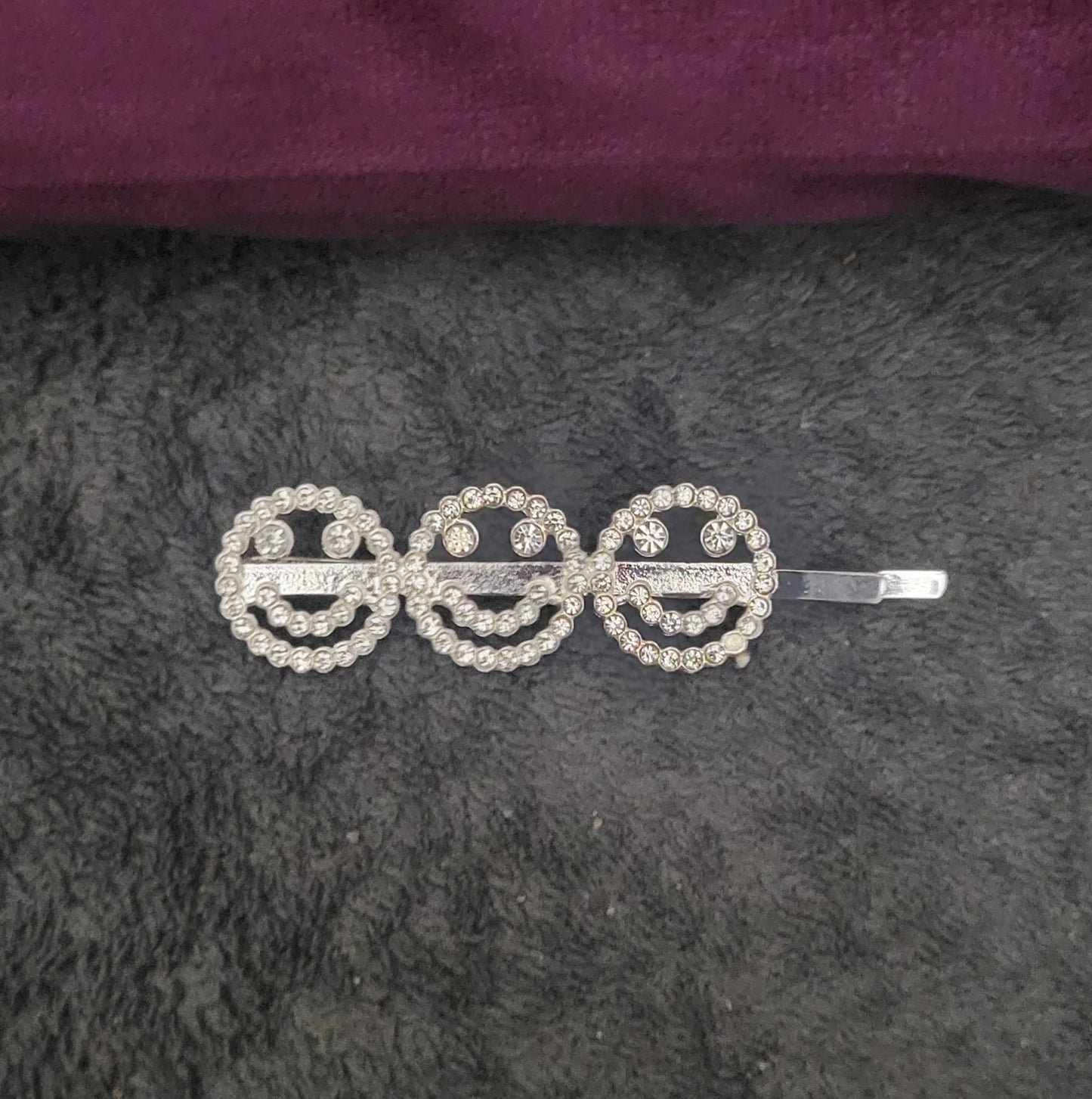 The Happy Face Hair Pin