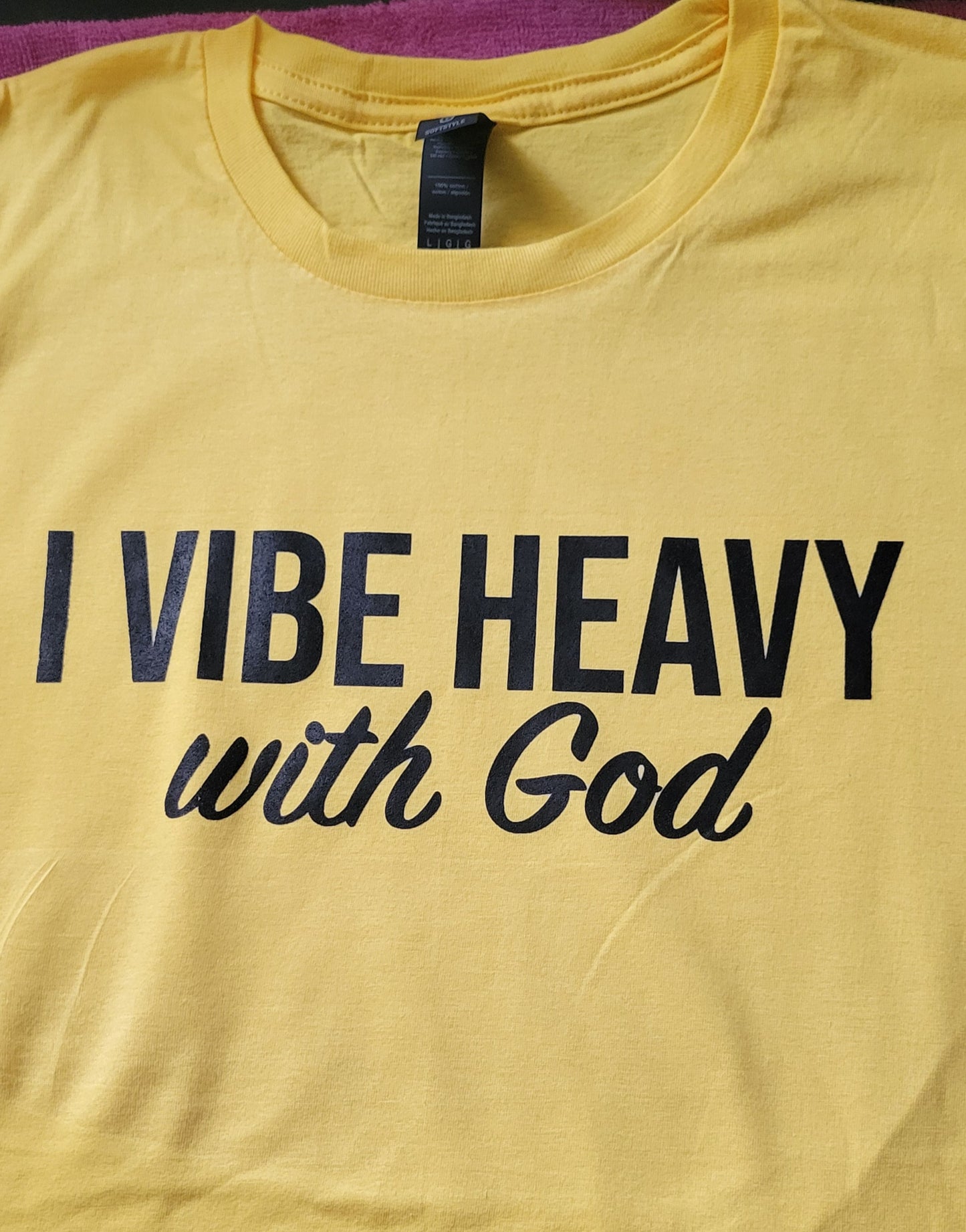 I Vibe Heavy with God T- Shirt