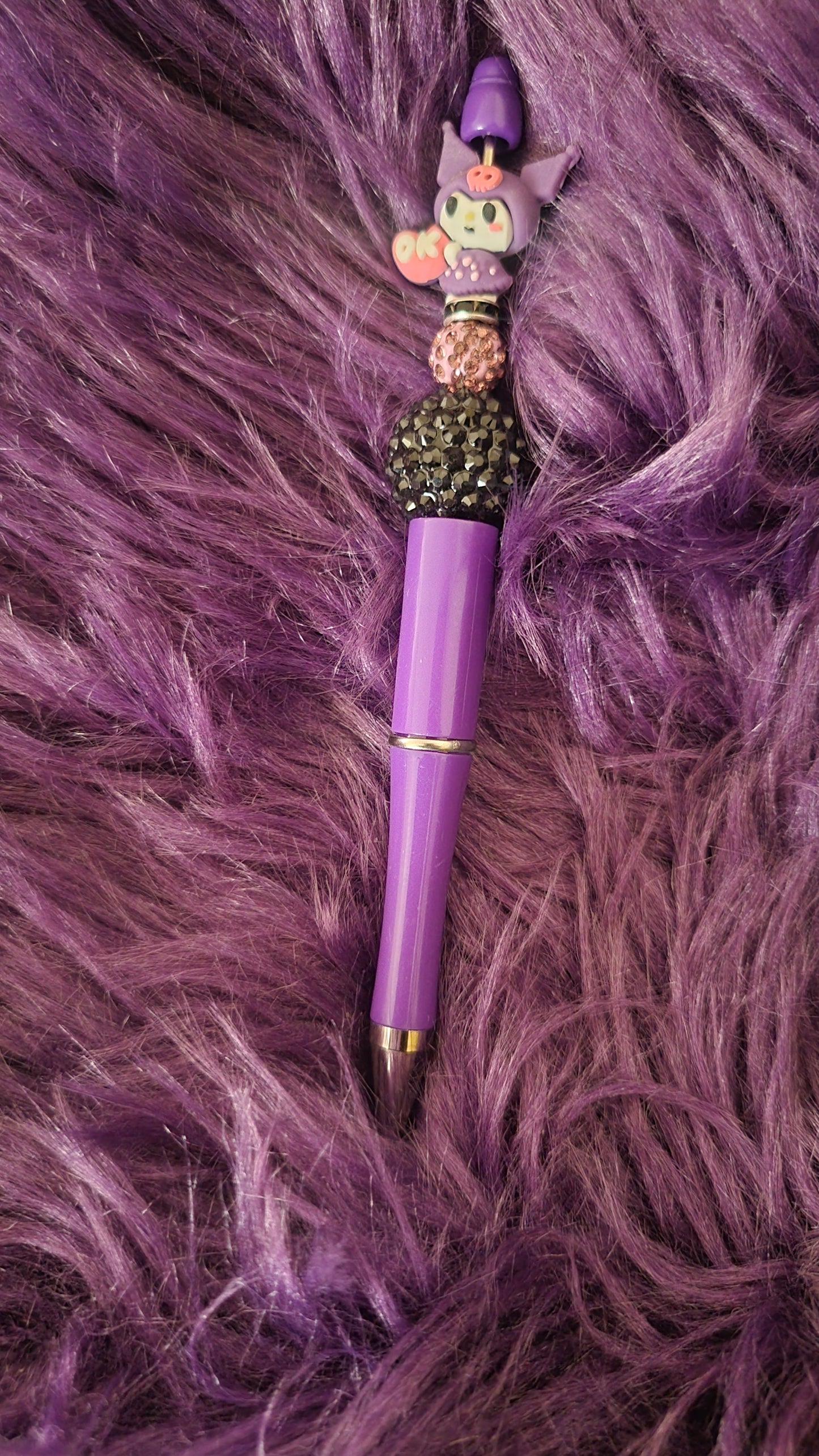 Kuromi Beaded Pen