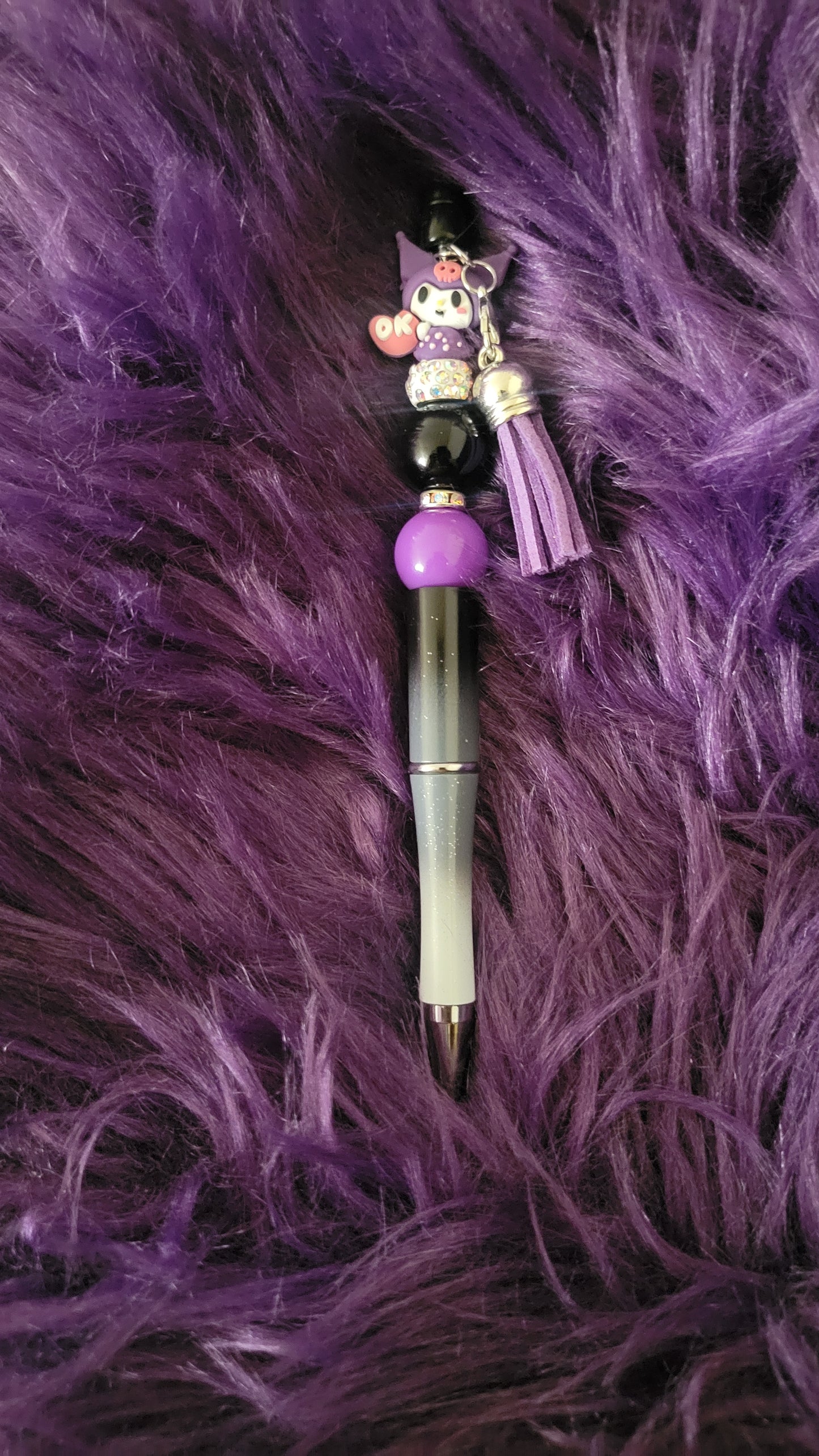 Kuromi Beaded Pen