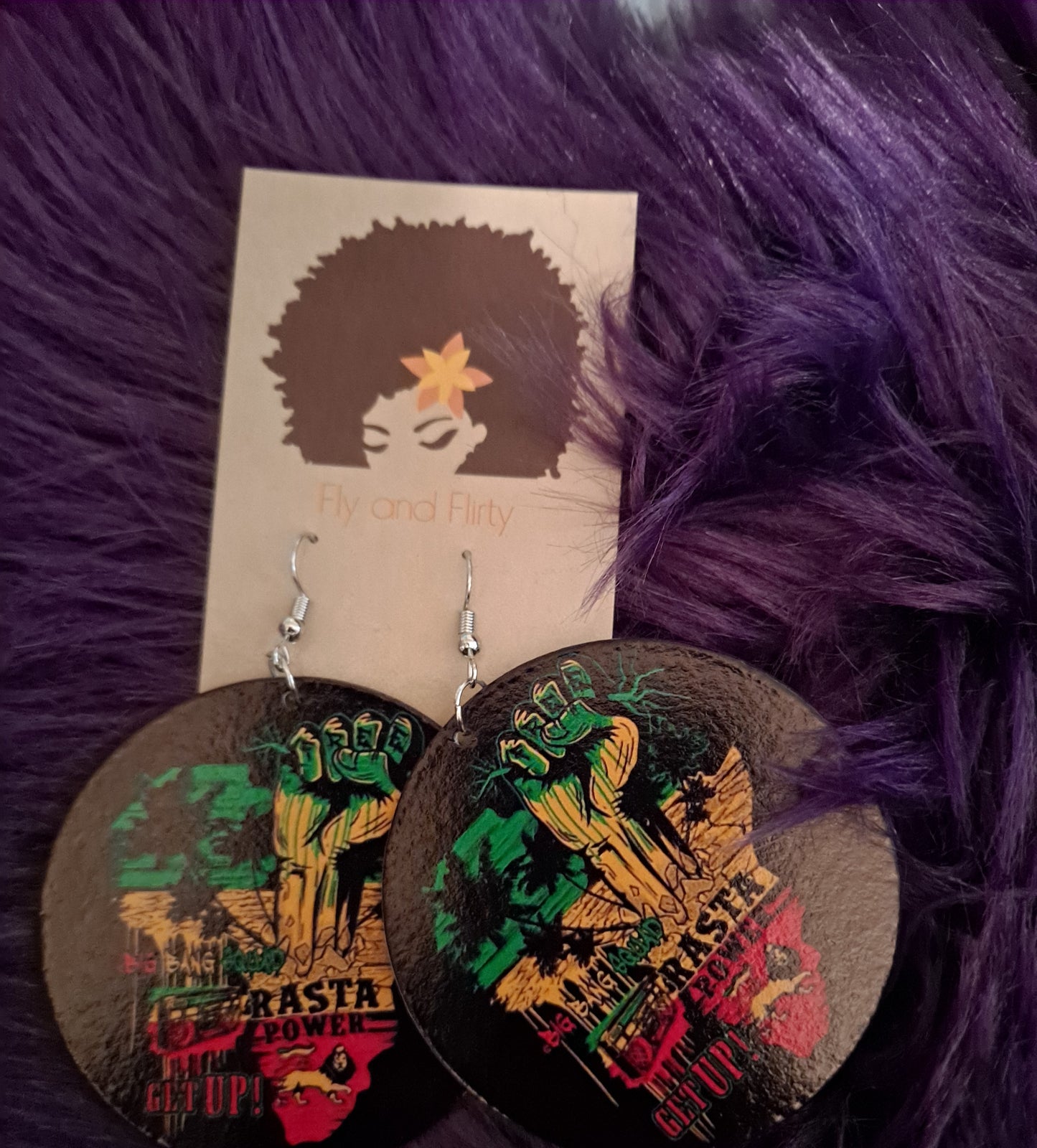 Rasta Power Earrings
