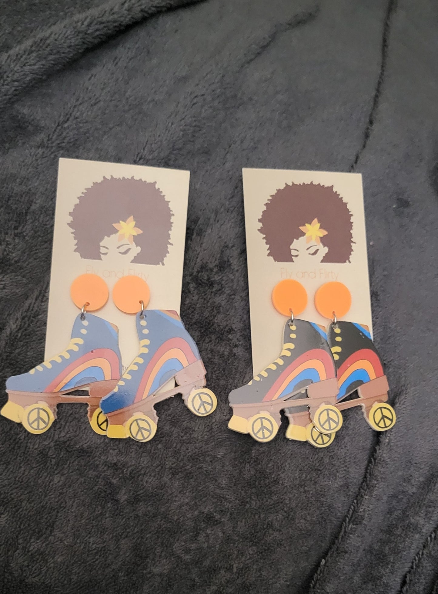 Retro Skate Earrings