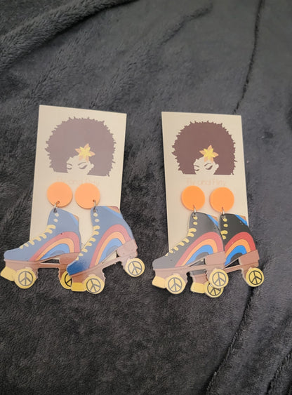 Retro Skate Earrings