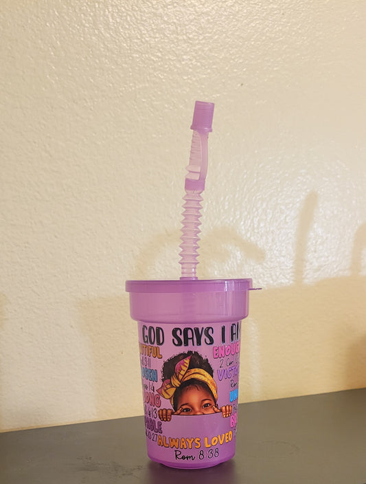 God Says I Am 13oz Tumbler