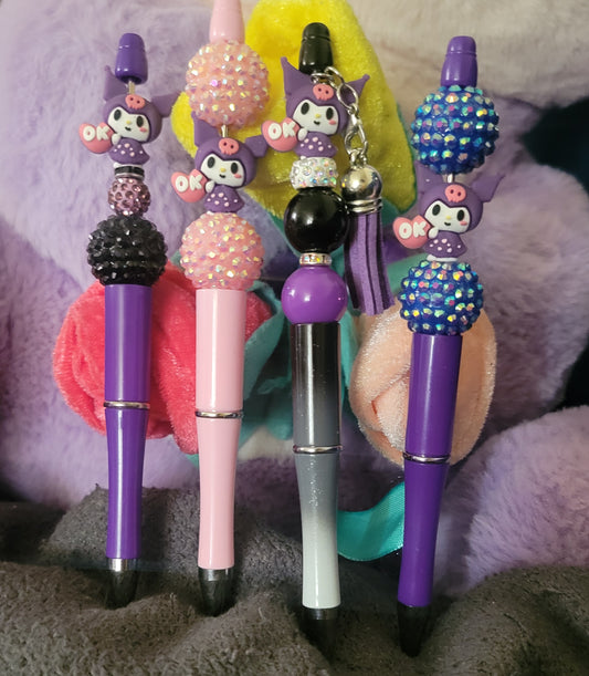 Kuromi Beaded Pen
