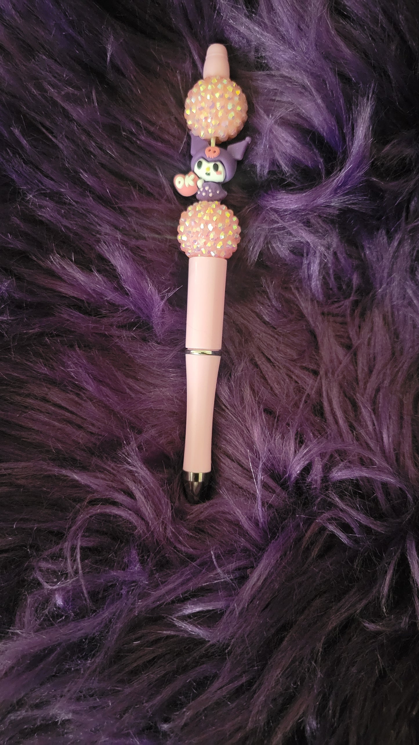 Kuromi Beaded Pen