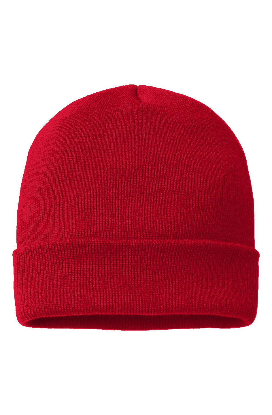 Red Cuffed Beanie