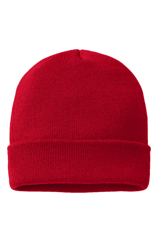 Red Cuffed Beanie