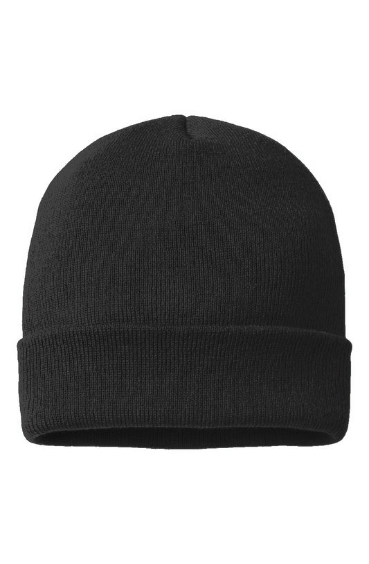 Black Cuffed Beanie