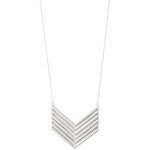 Chevron Style Pendant Necklace