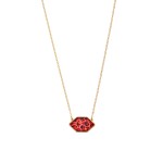 Crystal Animal Print Pendant Necklace