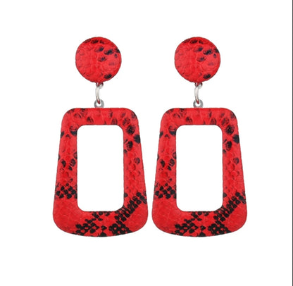 Python Print Rectangle Earrings