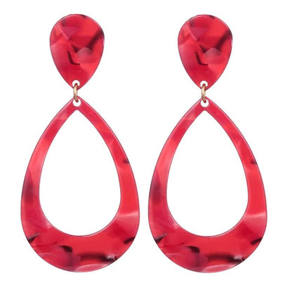Animal Print Tear Drop Earring - Fly and Flirty