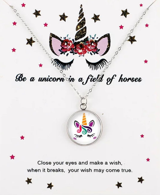 Unicorn Necklace (Little Girls)