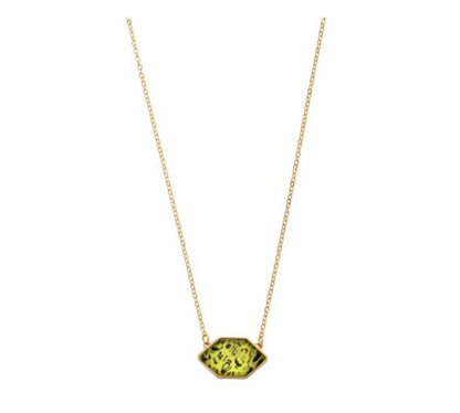 Crystal Animal Print Pendant Necklace