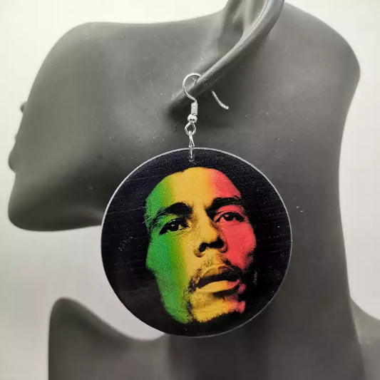 Bob Marley Earrings