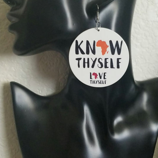 Know Thy Self Earrings
